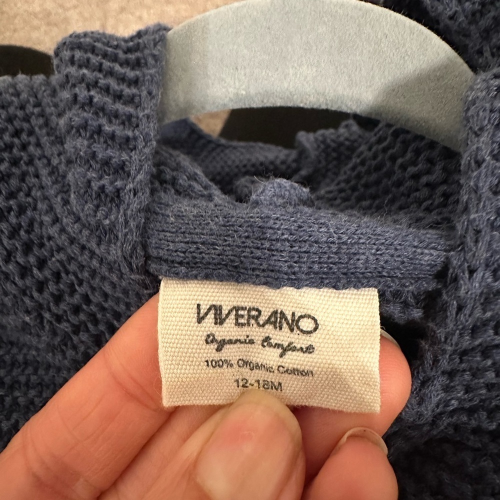 Knit Baby Cardigan- unisex - Picture 4 of 4